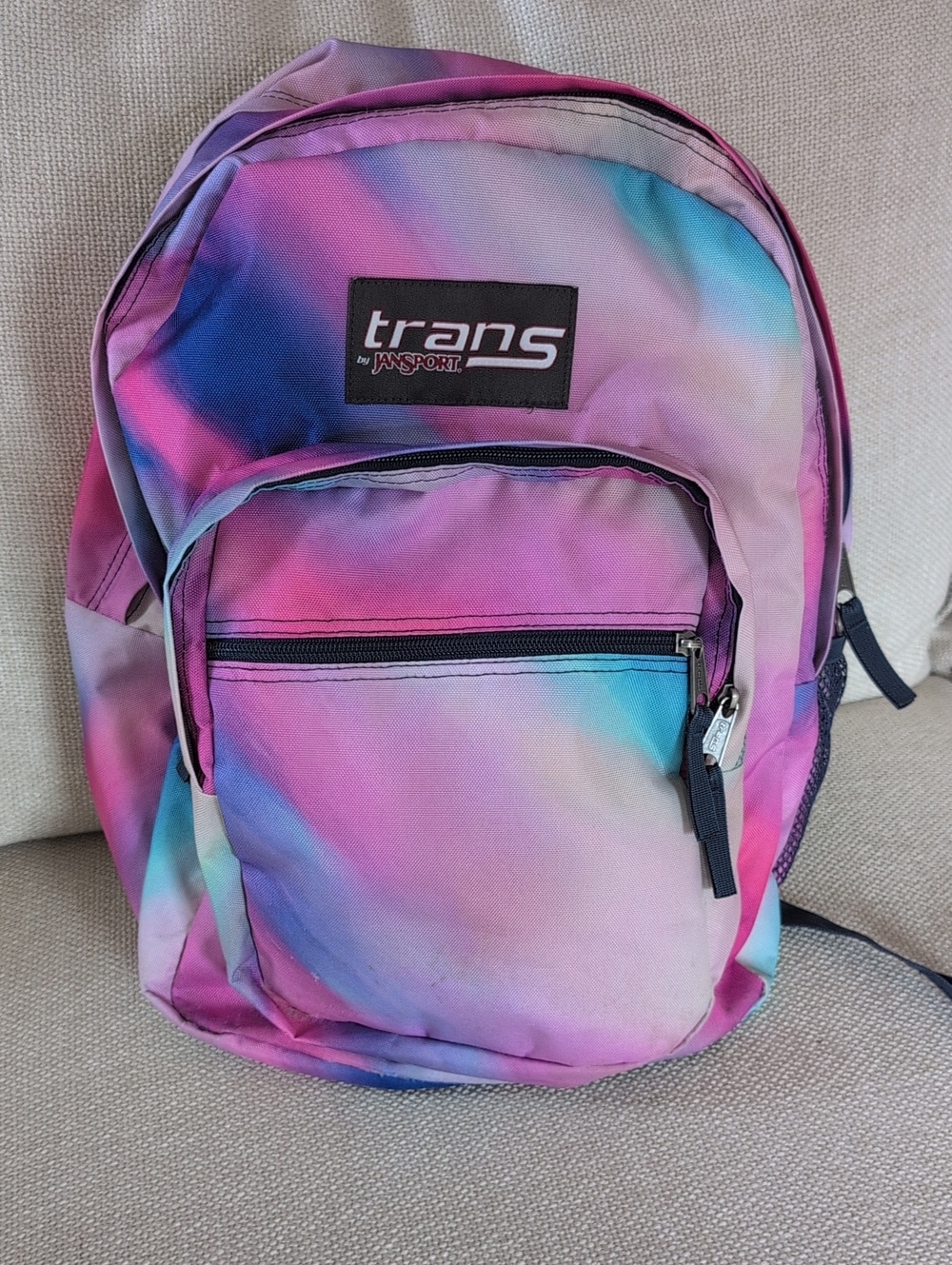 Jansport Kids' Pink Multicolor Tie-Dye Backpack